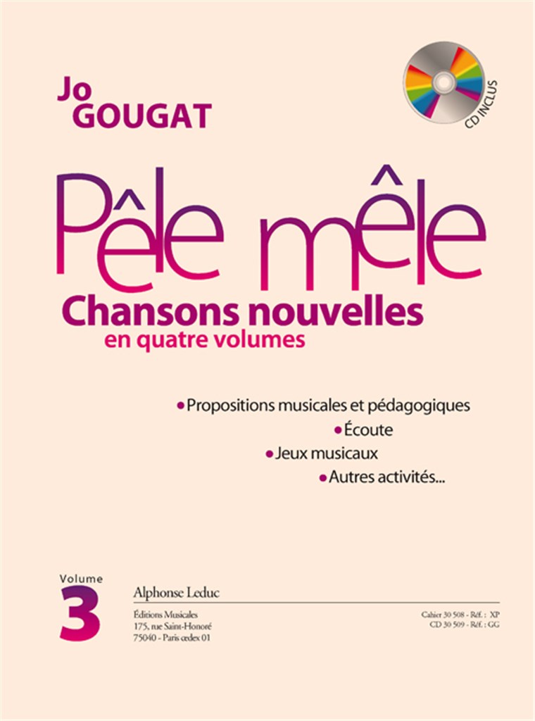Pele Mele chansons Nouvelles Volume 3